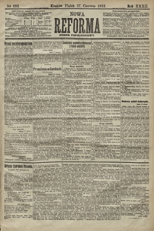 Nowa Reforma (numer popołudniowy). 1913, nr 292