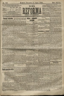 Nowa Reforma (numer popołudniowy). 1913, nr 326