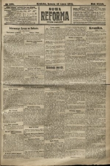 Nowa Reforma (numer poranny). 1913, nr 329