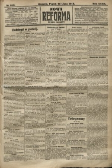 Nowa Reforma (numer poranny). 1913, nr 339