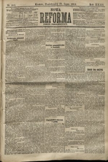 Nowa Reforma (numer popołudniowy). 1913, nr 344