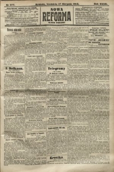 Nowa Reforma (numer poranny). 1913, nr 377
