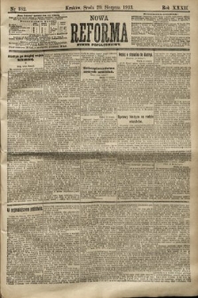 Nowa Reforma (numer popołudniowy). 1913, nr 382