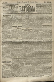 Nowa Reforma (numer popołudniowy). 1913, nr 384