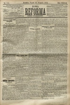 Nowa Reforma (numer popołudniowy). 1913, nr 386
