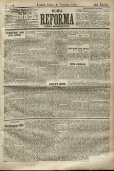 Nowa Reforma (numer popołudniowy). 1913, nr 412