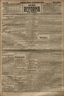Nowa Reforma (numer poranny). 1913, nr 419