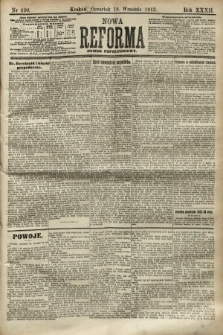 Nowa Reforma (numer popołudniowy). 1913, nr 430