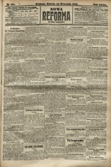 Nowa Reforma (numer poranny). 1913, nr 437