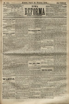 Nowa Reforma (numer popołudniowy). 1913, nr 444