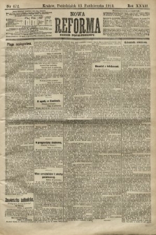 Nowa Reforma (numer popołudniowy). 1913, nr 472