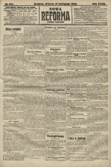 Nowa Reforma (numer poranny). 1913, nr 531