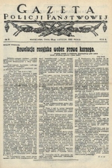 Gazeta Policji Państwowej. 1922, nr 9