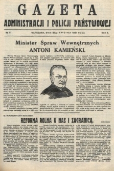 Gazeta Administracji i Policji Państwowej. 1922, nr 17