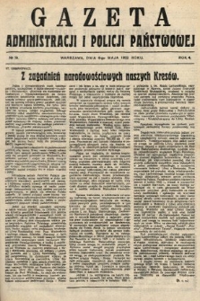 Gazeta Administracji i Policji Państwowej. 1922, nr 19