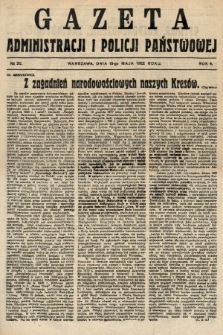 Gazeta Administracji i Policji Państwowej. 1922, nr 20