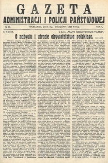 Gazeta Administracji i Policji Państwowej. 1922, nr 37