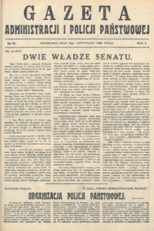 Gazeta Administracji i Policji Państwowej. 1922, nr 46