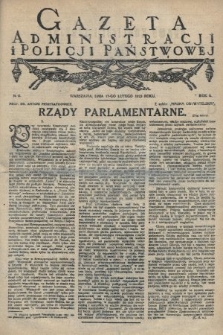 Gazeta Administracji i Policji Państwowej. 1923, nr 8
