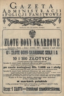 Gazeta Administracji i Policji Państwowej. 1923, nr 15
