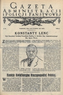 Gazeta Administracji i Policji Państwowej. 1923, nr 16