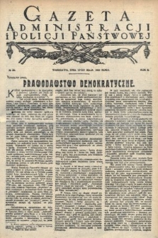 Gazeta Administracji i Policji Państwowej. 1923, nr 20