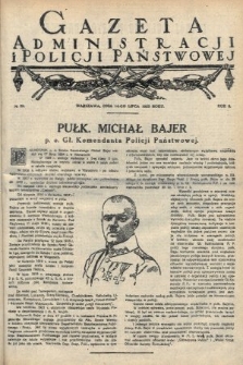 Gazeta Administracji i Policji Państwowej. 1923, nr 29