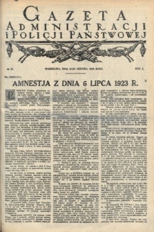 Gazeta Administracji i Policji Państwowej. 1923, nr 32