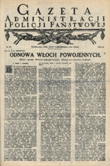 Gazeta Administracji i Policji Państwowej. 1923, nr 42