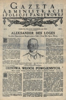 Gazeta Administracji i Policji Państwowej. 1923, nr 43