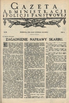 Gazeta Administracji i Policji Państwowej. 1923, nr 46