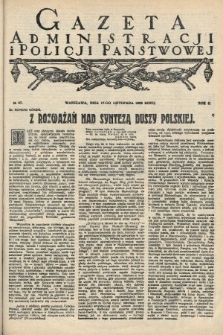 Gazeta Administracji i Policji Państwowej. 1923, nr 47