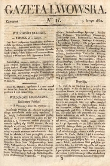 Gazeta Lwowska. 1832, nr 17