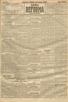 Nowa Reforma (numer poranny). 1908, nr 75