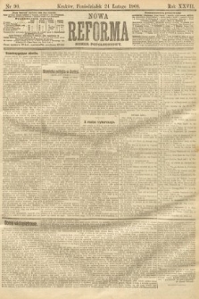 Nowa Reforma (numer popołudniowy). 1908, nr 90