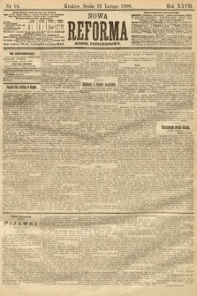 Nowa Reforma (numer popołudniowy). 1908, nr 94