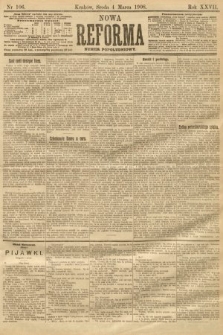 Nowa Reforma (numer popołudniowy). 1908, nr 106