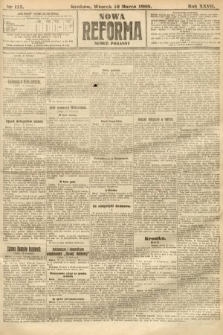 Nowa Reforma (numer poranny). 1908, nr 115