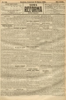 Nowa Reforma (numer poranny). 1908, nr 119