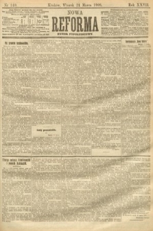 Nowa Reforma (numer popołudniowy). 1908, nr 140
