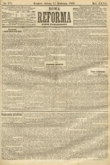 Nowa Reforma (numer popołudniowy). 1908, nr 170