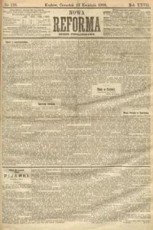 Nowa Reforma (numer popołudniowy). 1908, nr 188