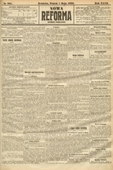 Nowa Reforma (numer poranny). 1908, nr 201