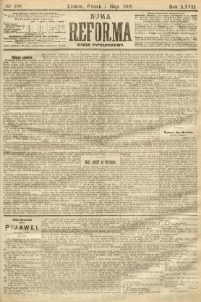Nowa Reforma (numer popołudniowy). 1908, nr 208