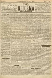Nowa Reforma (numer popołudniowy). 1908, nr 212