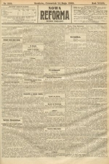 Nowa Reforma (numer poranny). 1908, nr 222