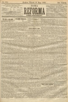 Nowa Reforma (numer popołudniowy). 1908, nr 231
