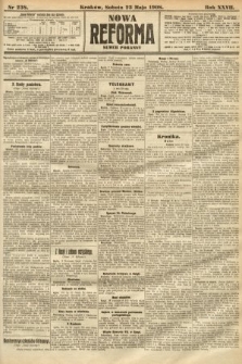 Nowa Reforma (numer poranny). 1908, nr 238