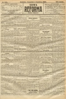 Nowa Reforma (numer poranny). 1908, nr 256