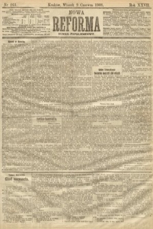Nowa Reforma (numer popołudniowy). 1908, nr 263